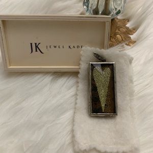 Jewel Kade Glitter Heart Charm
